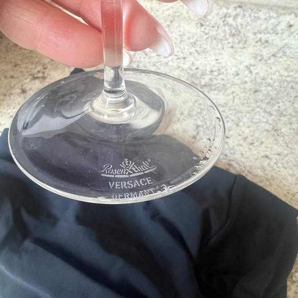 Versace Grappa / Cordial Glasses - Picture 7 of 7